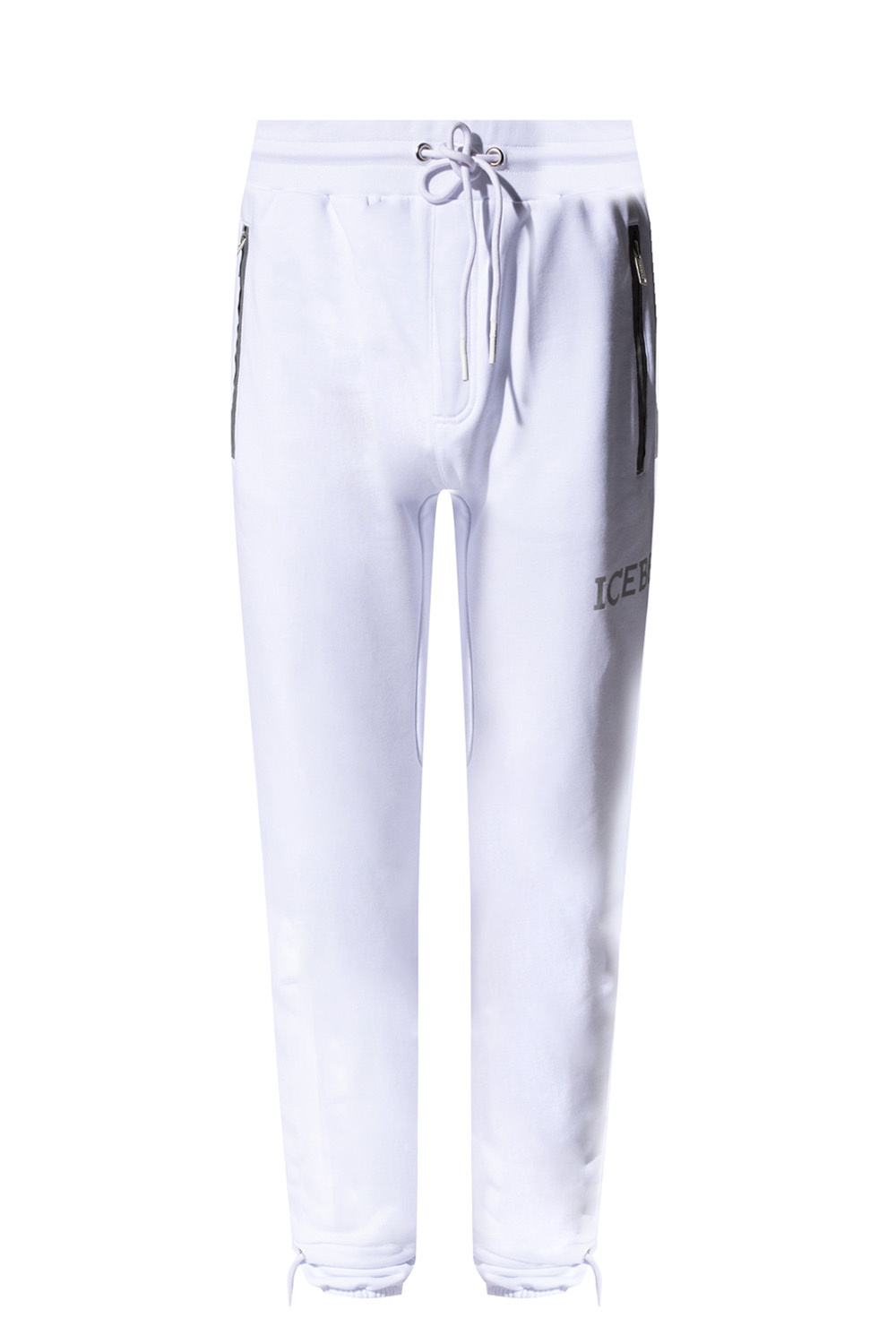 Iceberg incotex tailored cropped decorazione trousers item